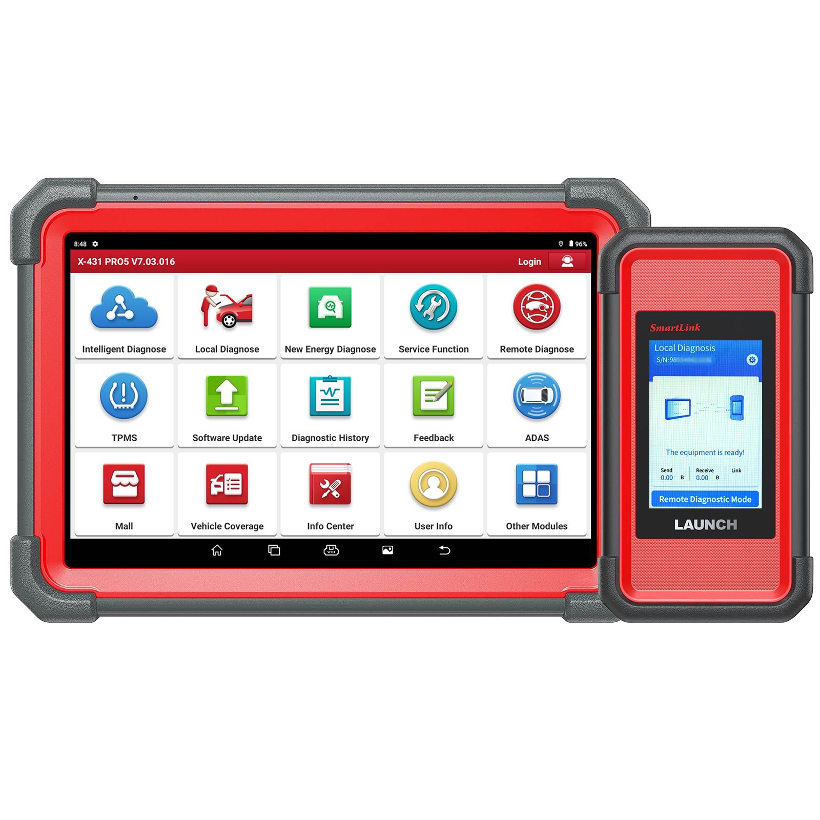 LAUNCH X-431 PRO5 SmartLink C 2.0 – autodiagnostika J2534 PassThru DoIP CAN FD