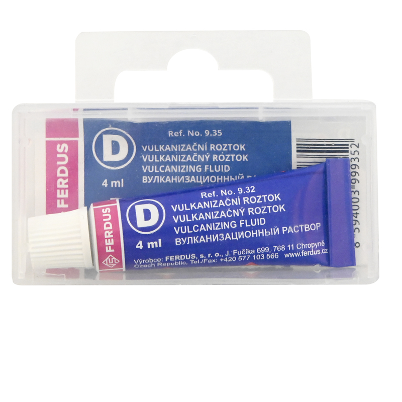 Ferdus Vulkanizačný roztok D box 4 ml na opravu pneumatík