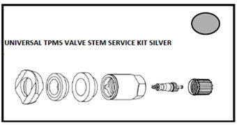Ferdus TPMS ventil 11 – servisná sada pre skrutkovací ventil
