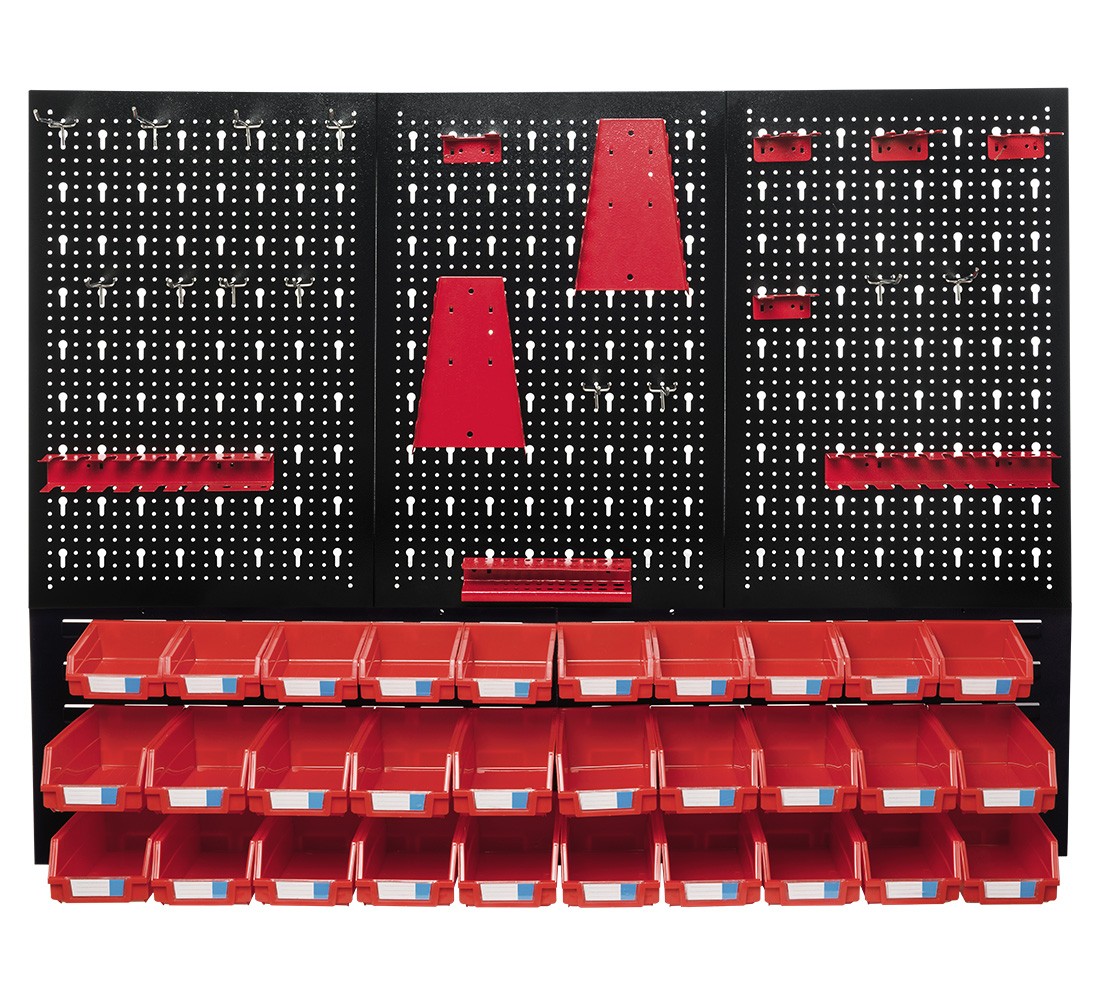 REDATS Kovová stena na náradie – 1200 × 900 mm
