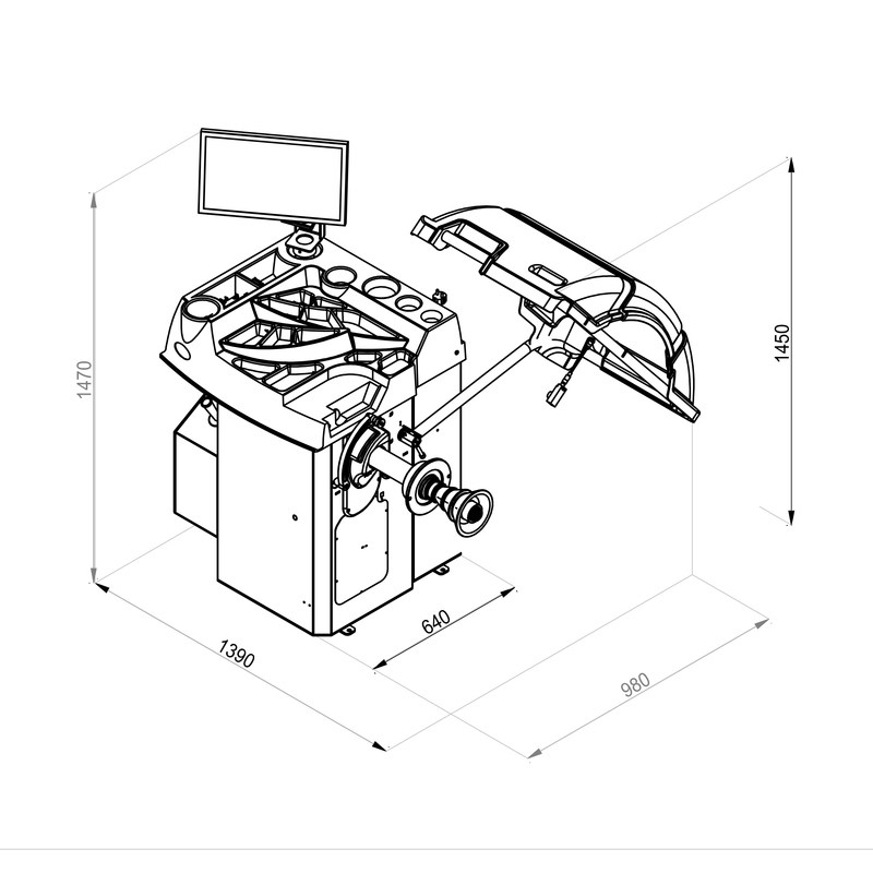 Ferdus Vyvažovačka CB78S Automat 3D