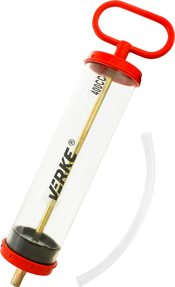 Verke V86341 – ručná odsávačka oleja 400 ml s hadičkou
