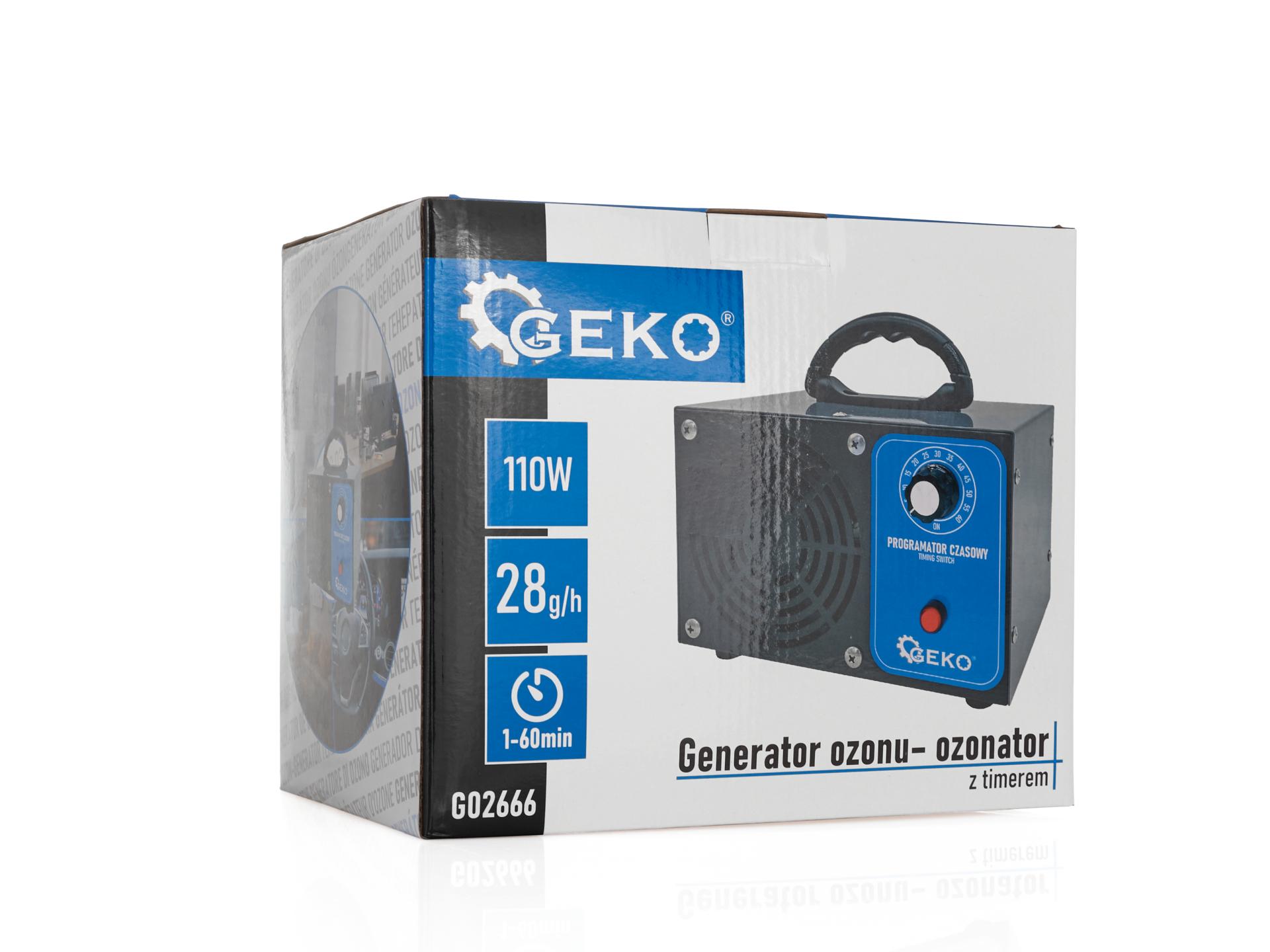 Geko OZONÁTOR ČISTIČ VZDUCHU 110W 28000mg/h