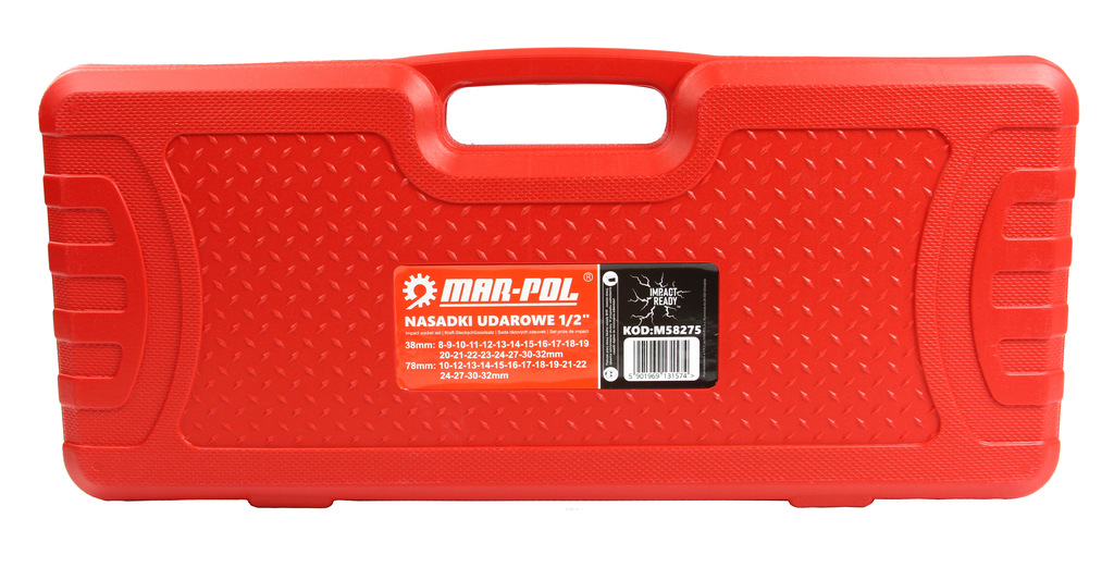 MARPOL Rázové nástrčné kľúče 8-32 mm 1/2" 35 dielne