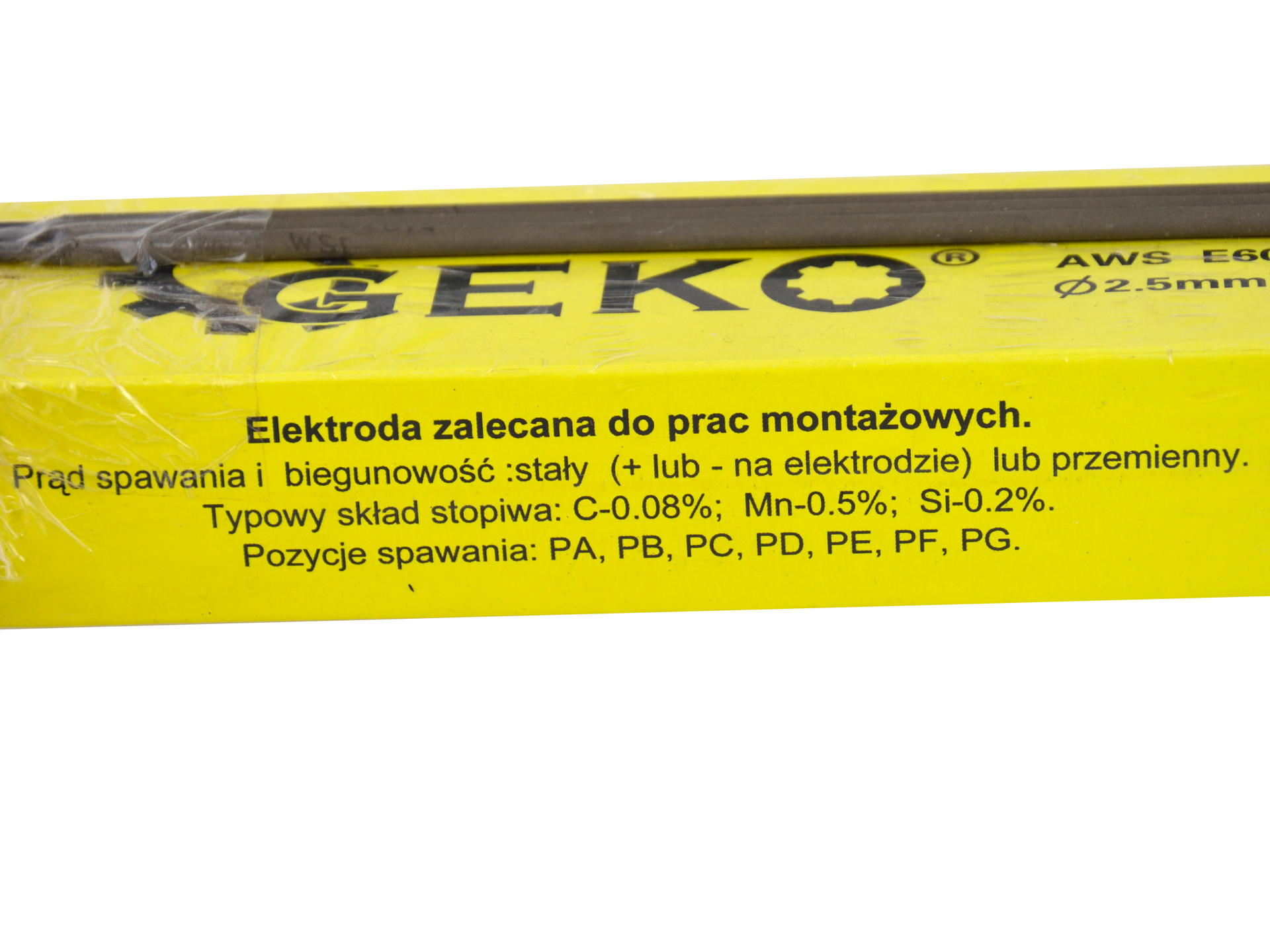 Geko Elektródy 2,5x300mm 2,5kg