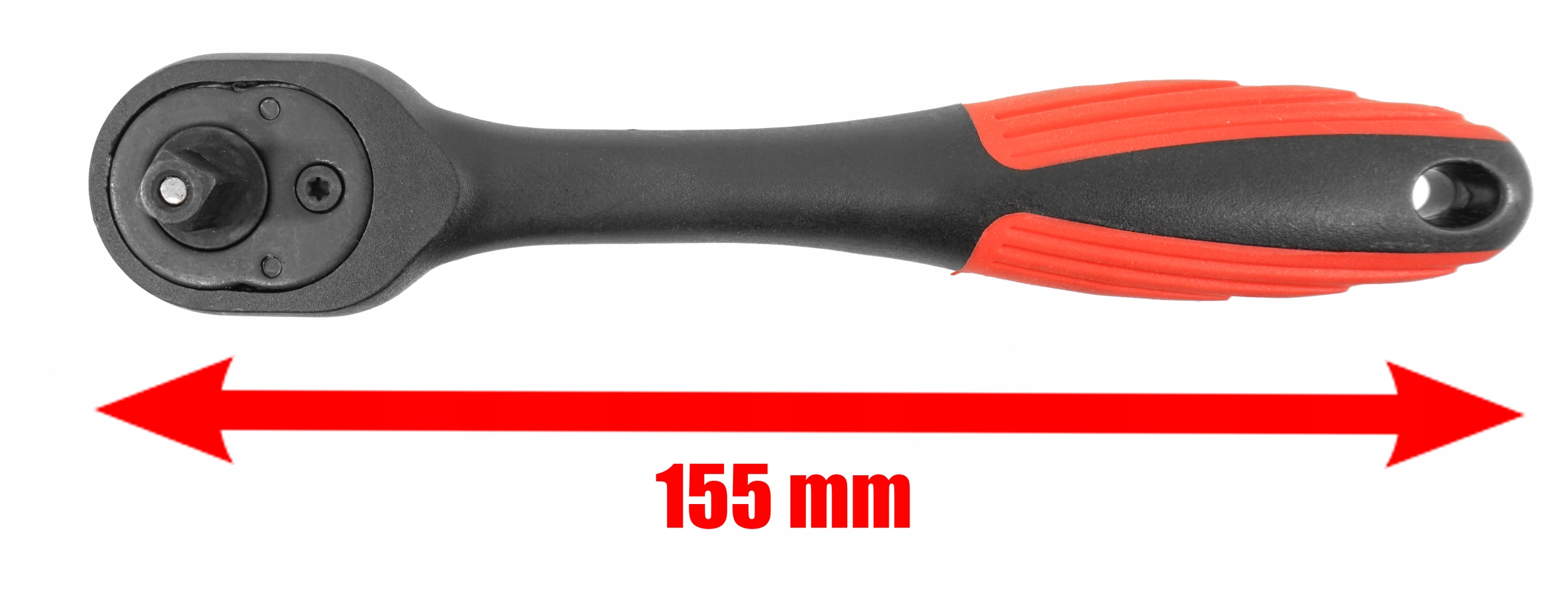 VERKE Račňa 1/4" 72 zubov, čierna