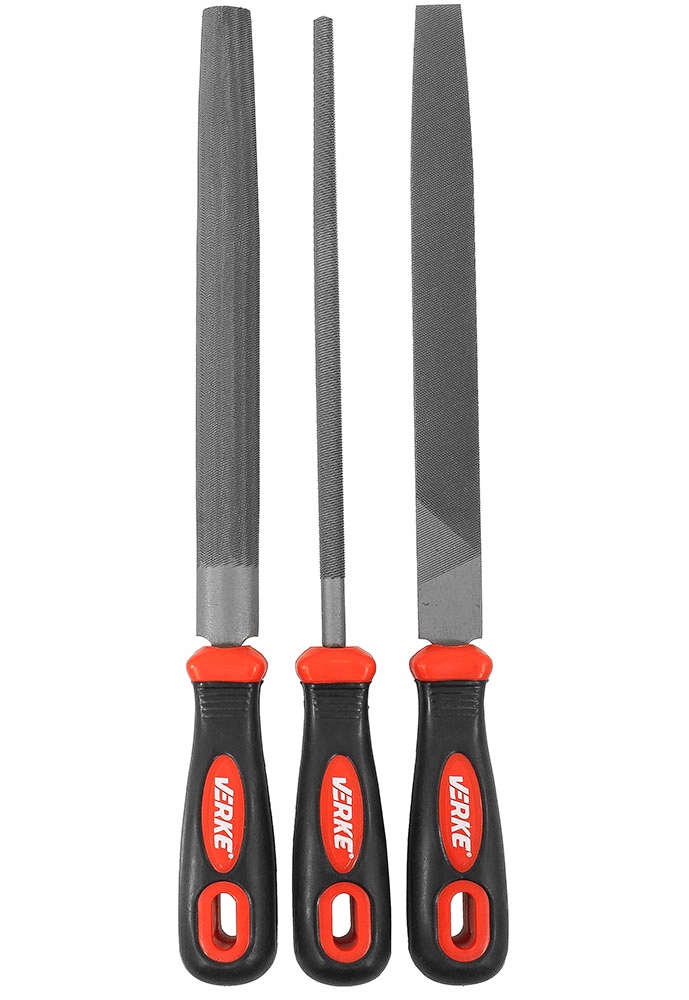 VERKE Sada kovových pilníkov 300 mm – 3‑dielna