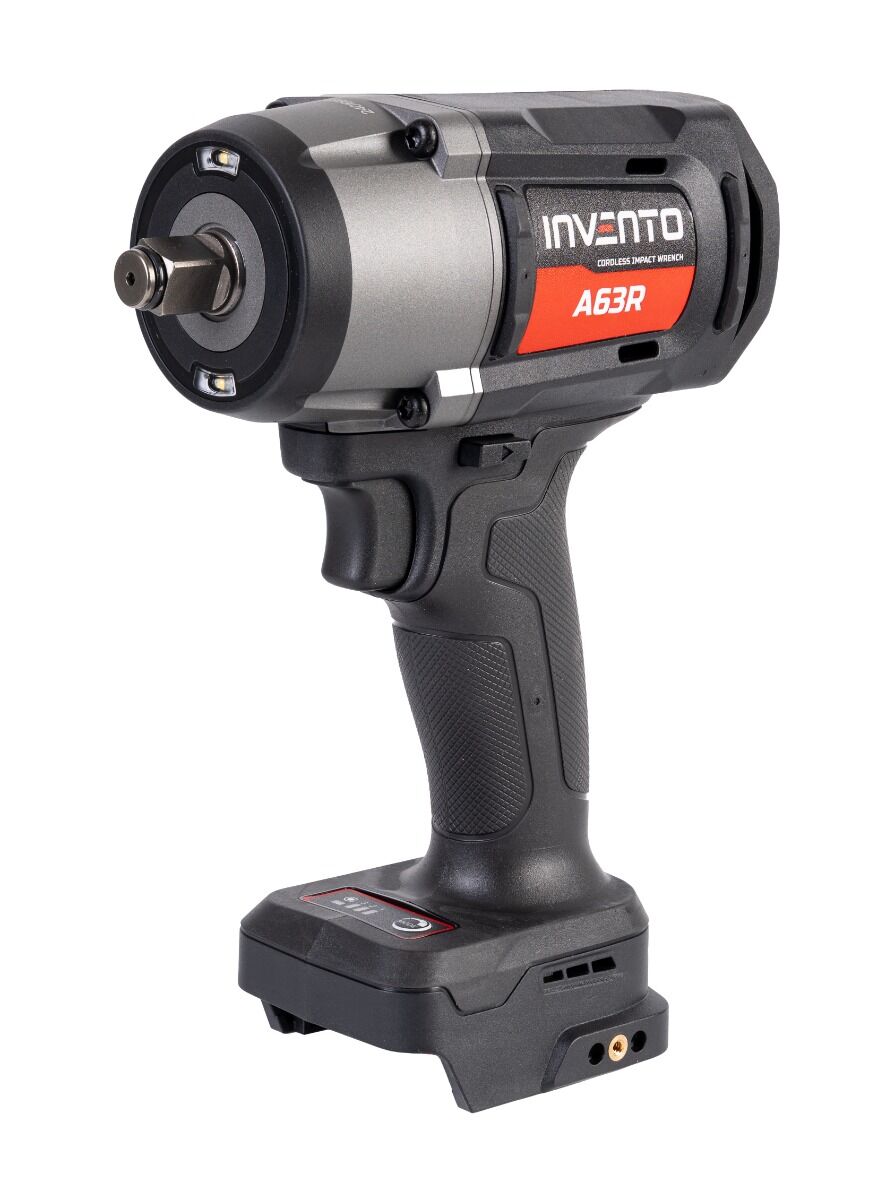 TIP-TOPOL Aku rázový uťahovák 1/2" INVENTO A63R 1180 Nm - SET 2x 4Ah, taška, nabíjačka