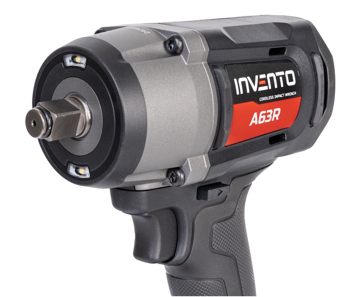TIP-TOPOL Aku rázový uťahovák 1/2" INVENTO A63R 1180 Nm - SET 2x 4Ah, taška, nabíjačka