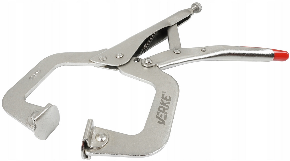 VERKE Zváracie kliešte typu C – 280 mm (CrV, rozstup 70 mm)
