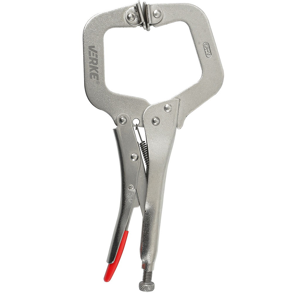 VERKE Zváracie kliešte typu C – 280 mm (CrV, rozstup 70 mm)