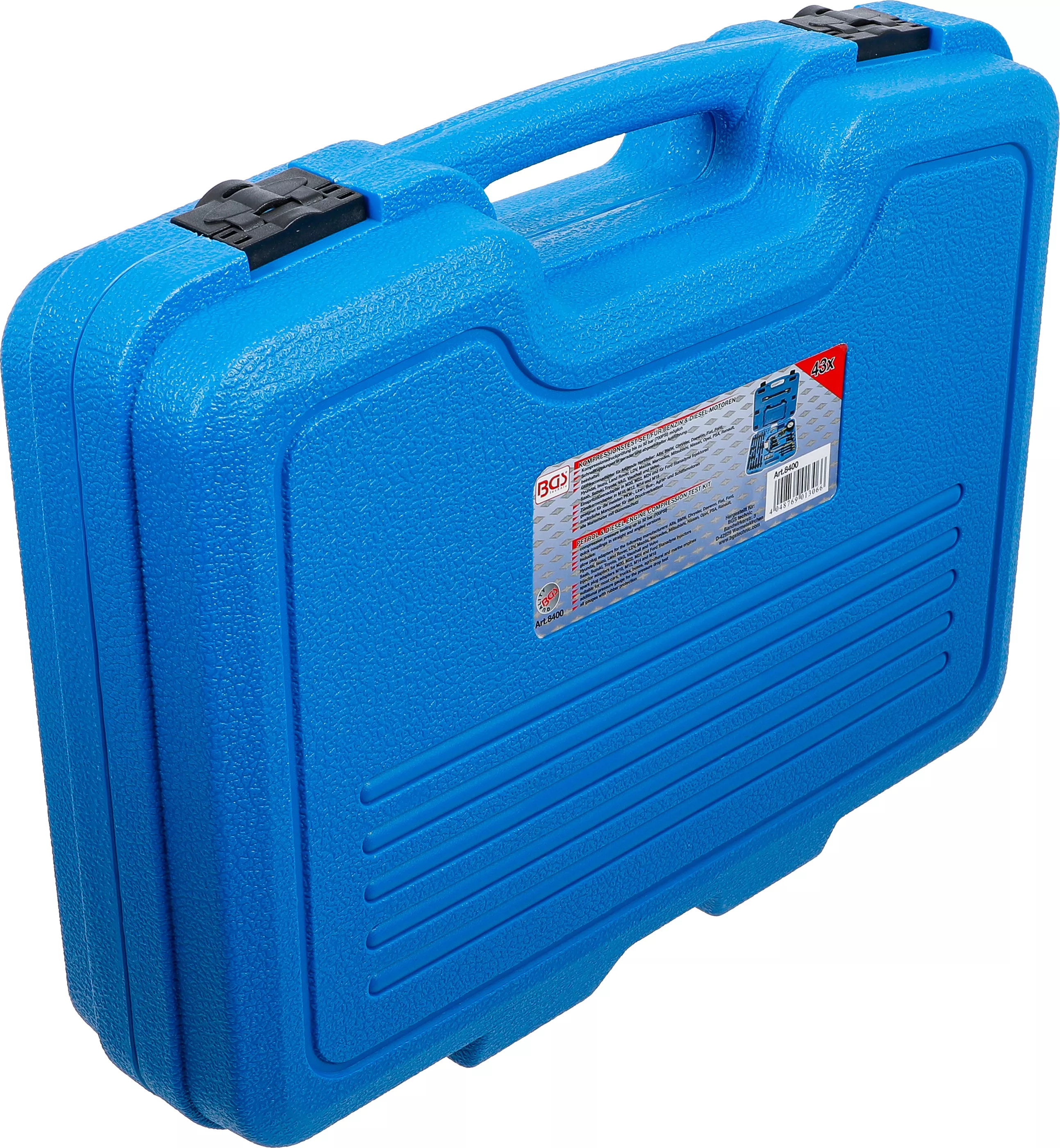 BGS Technics Sada testerov na skúšku kompresie benzínových a naftových motorov BGS8400