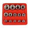 MAR-POL M66422 – sada E-TORX hlavíc E4–E24, 14 ks