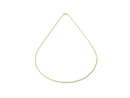 Řetízek - pancr, pozlacený (rhodium) - 50 cm