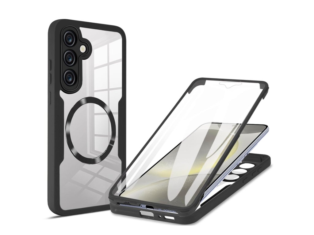 Case for Samsung Galaxy S24 Plus + Cover - Techsuit ColorVerse 360 MagSafe MagSafe Series - Black