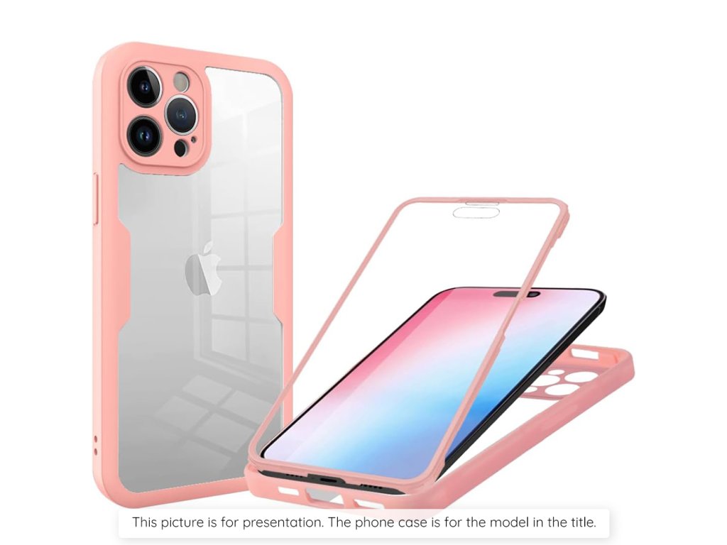 Case for Samsung Galaxy A22 5G + Cover - Techsuit ColorVerse 360 Series - Pink