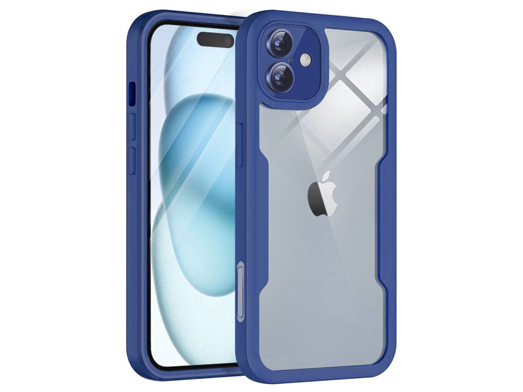 Case for iPhone 16 Plus + Cover - Techsuit ColorVerse 360 Series - Blue