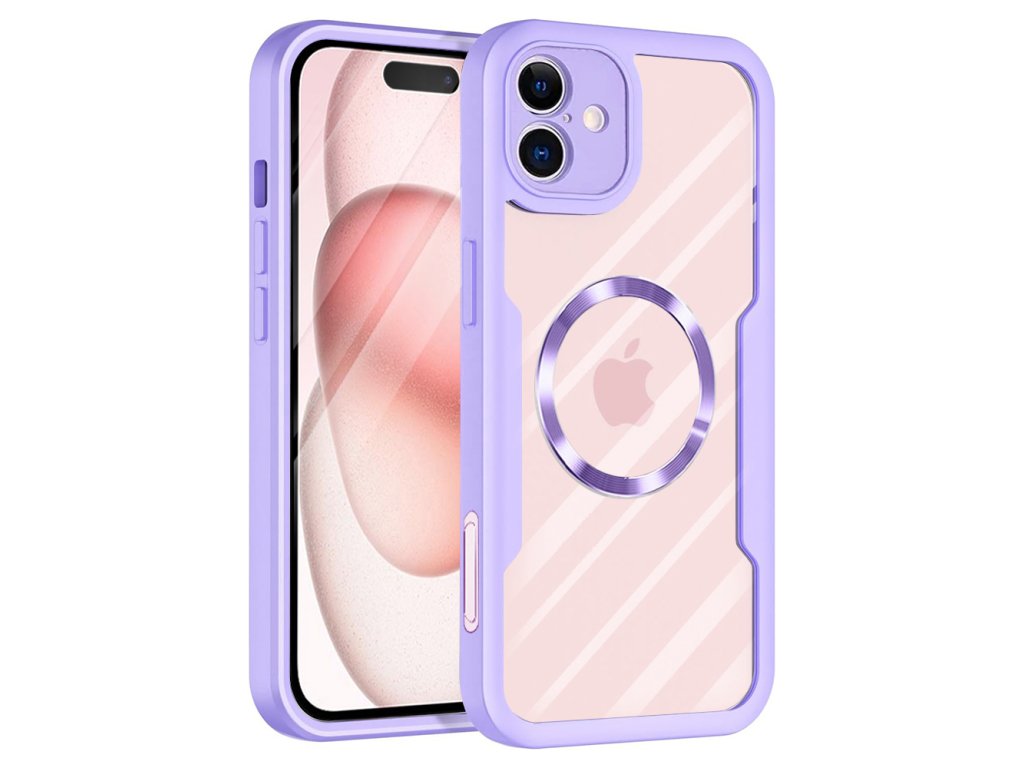 Case for iPhone 16 Plus + Cover - Techsuit ColorVerse 360 MagSafe MagSafe Series - Purple