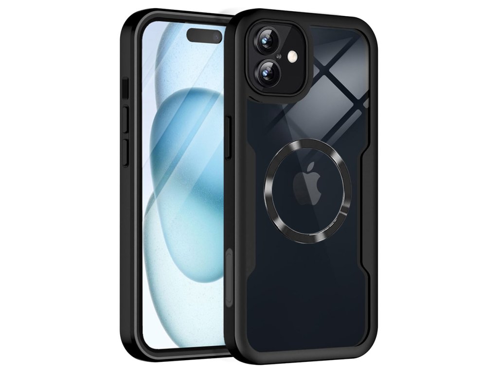 Case for iPhone 16 Plus + Cover - Techsuit ColorVerse 360 MagSafe MagSafe Series - Black