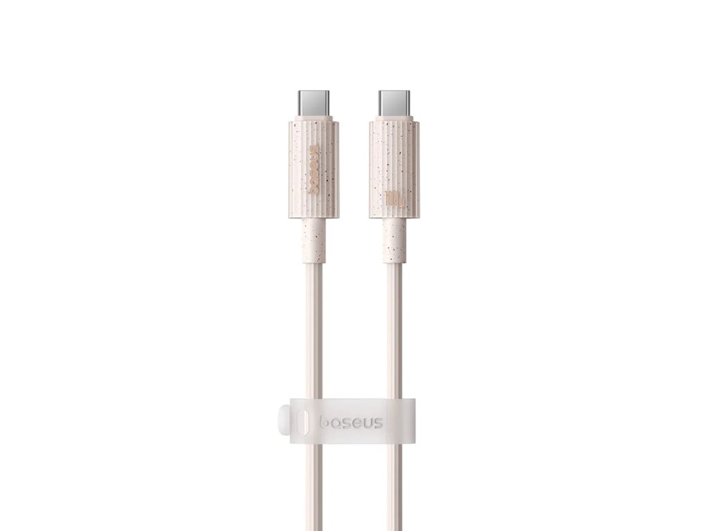 Datový kabel Baseus (P10360202421-00) - Type-C to USB-C, Super Fast Charge, 100W, 480Mbps, 1m - růžový