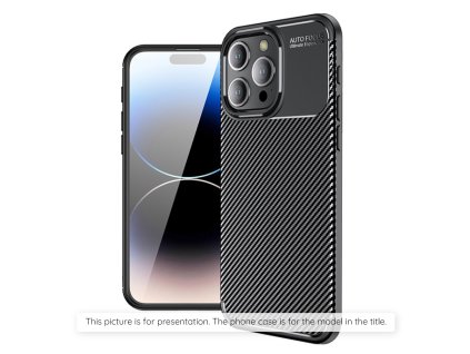 Case for Xiaomi Redmi 13 / Poco M6 4G - Techsuit CarbonFiber - Black