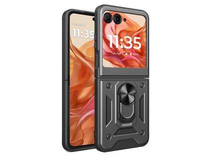 Case for Motorola Razr 50 - Techsuit CamShield Series - Black
