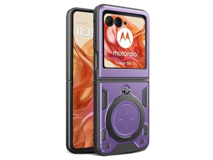 Case for Motorola Razr 50 - Techsuit CamGuard Pro - Purple