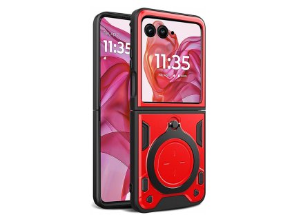 Case for Motorola Razr 50 Ultra - Techsuit CamGuard Pro - Red