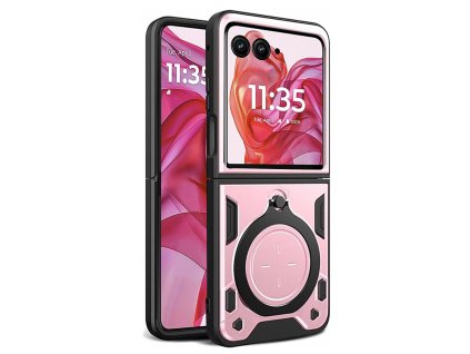 Case for Motorola Razr 50 Ultra - Techsuit CamGuard Pro - Rose Gold