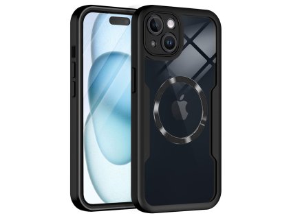 Pouzdro iPhone 15 Plus Techsuit - ColorVerse 360 MagSafe Series + ochrana obrazovky, černé