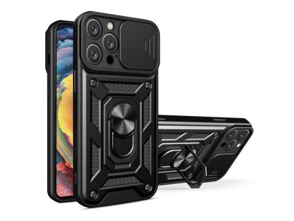 Case for iPhone 16 Pro Max - Techsuit CamShield Series - Black