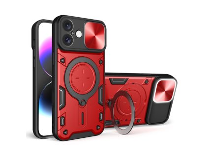Case for iPhone 16 Plus - Techsuit CamGuard Pro - Red