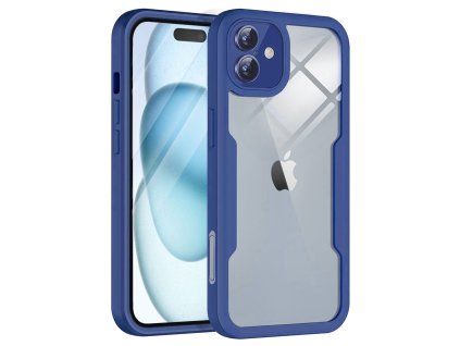 Pouzdro iPhone 16 Plus Techsuit - ColorVerse 360 Series + ochrana obrazovky, modré