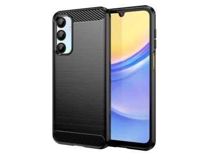 Case for Samsung Galaxy A16 - Techsuit Carbon Silicone - Black