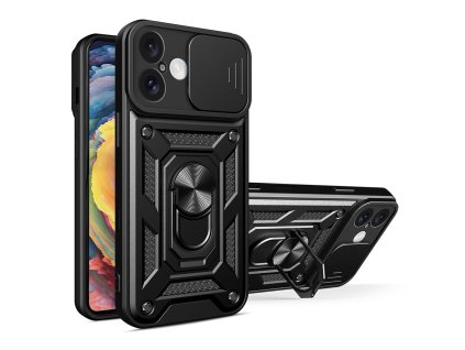 Case for iPhone 16 Plus - Techsuit CamShield Series - Black