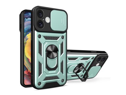 Case for iPhone 16 Plus - Techsuit CamShield Series - Green