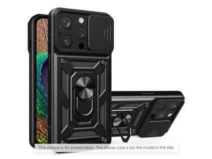 Case for Motorola Edge 50 - Techsuit CamShield Series - Black