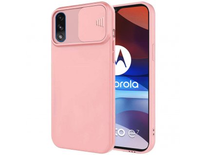 Kryt Motorola Moto G60s s krytem fotoaparátu - růžový
