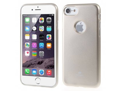 Kryt iPhone 5 Jelly Case Mercury silicone zlatý