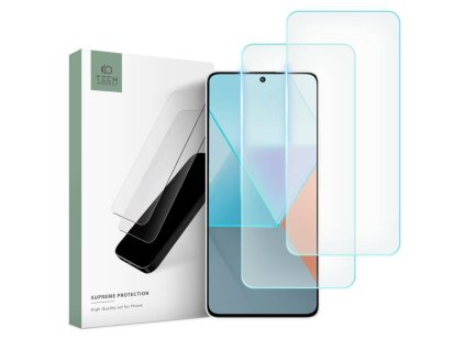 Tvrzené sklo Xiaomi Redmi Note 13 4G / 5G / Redmi Note 13 Pro 4G / 5G Tech-Protect Supreme Set (2 ks sklo) čiré