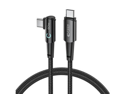 Datový kabel Tech-Protect Ultraboost "L" USB-C na USB-C, PD 60W 6A 1m černý