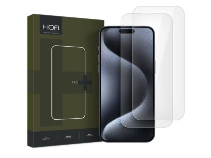 Tvrzené sklo 5D iPhone 16 Plus HOFI Glass Pro+, 2 kusy, čiré
