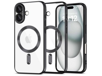 Kryt iPhone 16 Tech-Protect MagFlex MagSafe Shiny černé