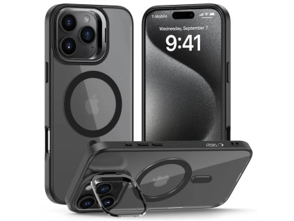 Kryt iPhone 16 Pro Max Tech-Protect MagStand MagSafe Matte černý