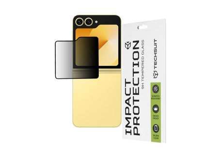 Tvrzené sklo 111D Samsung Galaxy Z Flip6 Full Glue Privacy černé