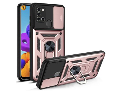 Kryt Samsung Galaxy A21s Techsuit CamShield Pro rose gold