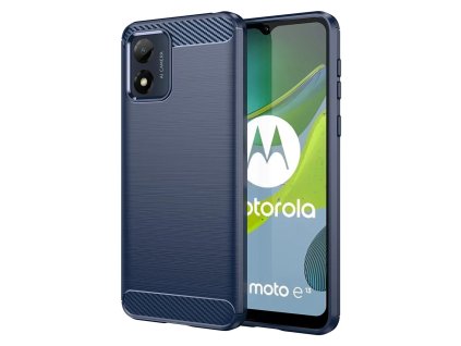 Kryt Motorola Moto E13 Armored Carbon modrý