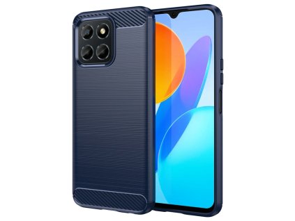Kryt Honor X6 / X8 5G / 70 Lite, Armored Carbon modrý