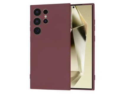 Kryt Samsung Galaxy S24 Ultra Techsuit SoftFlex - plum red
