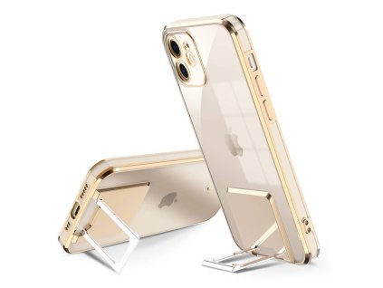 Kryt Samsung Galaxy S21 Ultra Kickstand zlatý